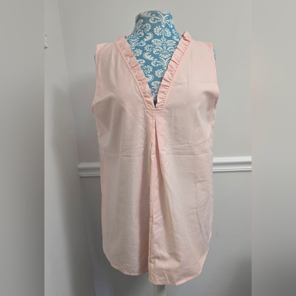 Lafayette 148 New York Blush Knit Top